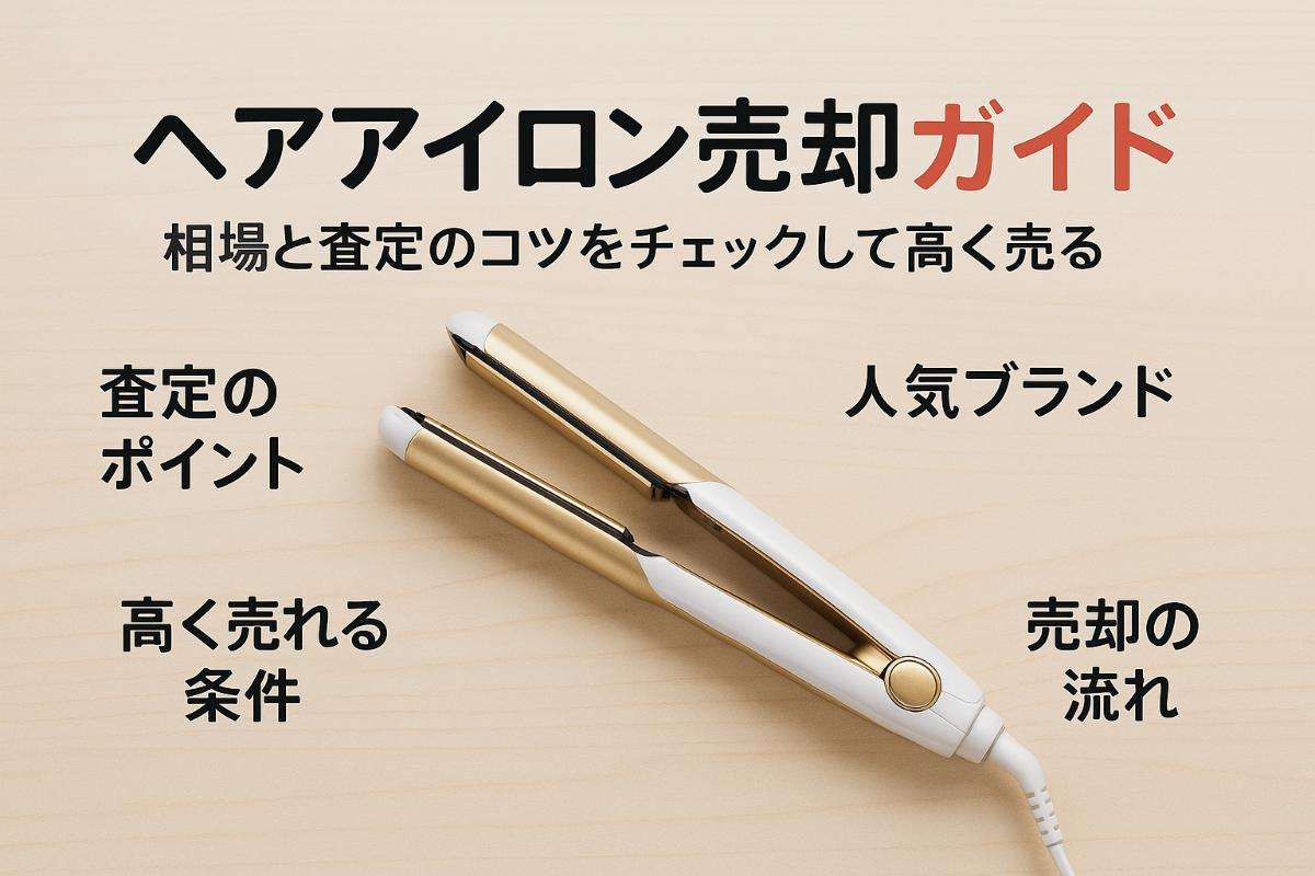 買取ヘアアイロンの相場と高価査定のコツ徹底比較！おすすめ売却ガイド