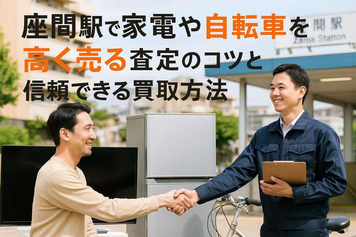座間駅で家電や自転車を高く売る査定のコツと信頼できる買取方法