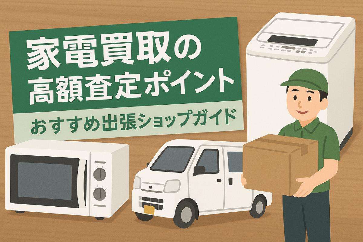 家電買取の高額査定ポイントとおすすめ出張ショップの選び方ガイド