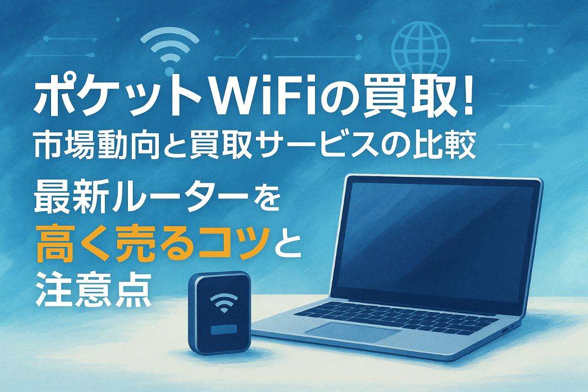 ポケットwifiの買取！市場動向と買取サービスの比較｜最新ルーターを高く売るコツと注意点